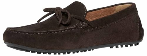 Geox U ISTRIA A A Moccasin, Marrone Scuro, 45 EU