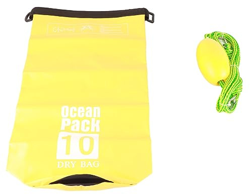 Pilipane Cuerda de remolque, saco de arena, kit de anclaje de arena de PVC, bolsa seca impermeable, correa de muelle para kayaks y botes pequeños, incluye cuerda de anclaje, boya y bolsa seca