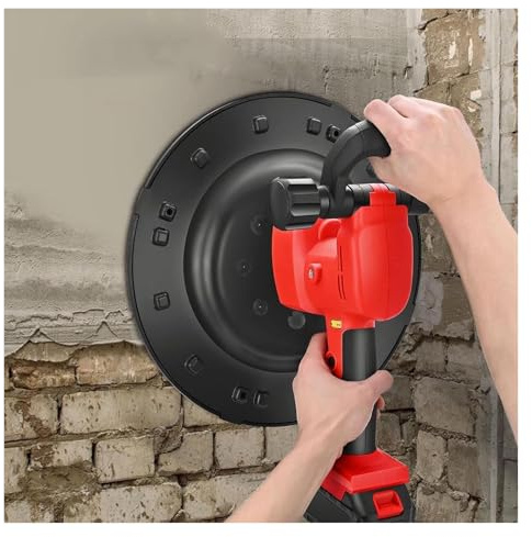 Levigatrice per lucidare, lucidatrice per superficie della parete di malta cementizia, lucidatrice 48v 1680w con batteria al litio senza spazzola,1X2500MAH(1X2500MAH)