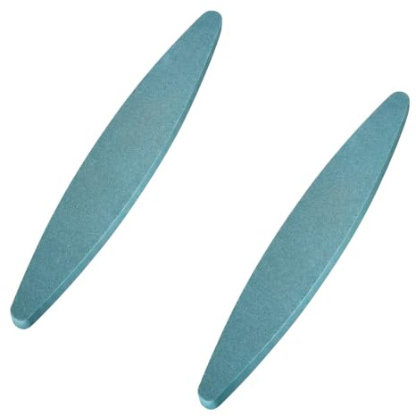2 Pieces Garden Sharpening Stone, Diamond Coated Sharpener Stone Tool, 9 x 1.47 Inch Sharpening Stone for Garden Tools, Pruners, Shears, Knives and Outdoor Tool Maintenance