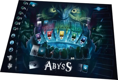 Asmodee - Bombyx - Abyss PLAYMAT - Tapis de Jeu en Caoutchouc