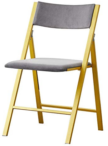 Wowdawn Klappstuhl Tragbare Rückenlehne Standhocker Freizeit Home Esszimmerstuhl Einfacher Bürokonferenzstuhl Lazy Back Chair