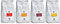 FreshGround | Premium Whole Bean Coffee Taster Kit | Pack of 4 454g Bags | Mount Elgon, Santa Barbara, Guatemala Antigua And Brazilian Santos | Perfect For Any Occasion | Rainforest Alliance Certified