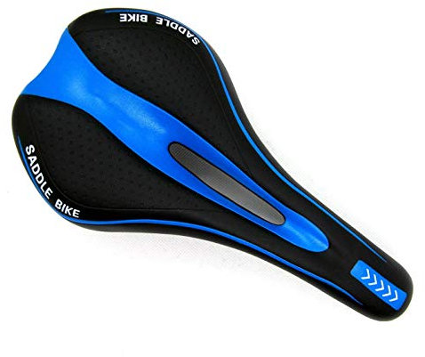 INION - Gel Fahrradsitz Fahrradsattel Fahrrad Bike Sattel Radsattel Mountainbike Tourensattel jurfahr Farbe: (Blau/Schwarz)