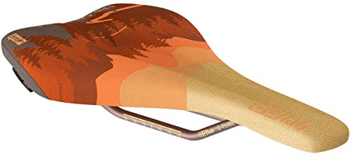 611 Ergowave Active 2.1 Fair on Trails MTB Tech & Trail Fahrradsattel SQlab, 2703, Rot-Orange-Gelb, 16 cm