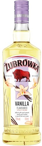 Żubrówka Vanilla Vodka 70 cl 37.5% ABV Crafted for Smooth Sweet Serves | A Sweet Polish Vodka Designed for Creamy Mixes and Flavour‑Rich Serves