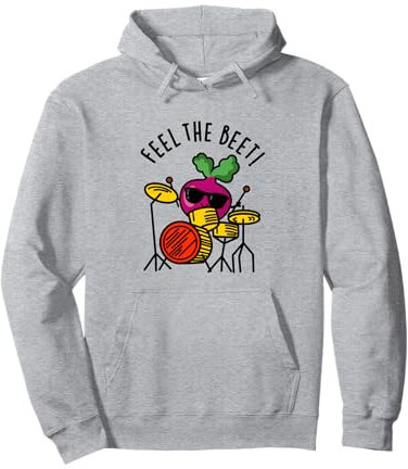 Feel The Beet Lustiges Veggie Wortspiel Pullover Hoodie