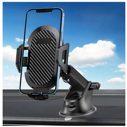 JNNJ Soporte para teléfono del coche, puerta del teléfono móvil, coche muy estable liberación rápida, soporte universal portátil para rejilla de ventilación (soporte con ventosa)