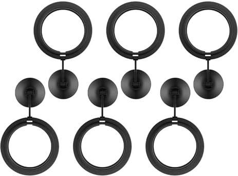 YIZITU Juego de 6 anillos flotantes de agua para alimentación de peces, redondos, para tanques de peces, suministros de cultivo de plantas, herramienta de mantenimiento de agua