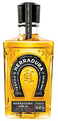 Herradura Tequila Añejo, 100% Agave, Sabor Dulce, Con Caja Para Regalar, 40% Vol. Alcohol, 700ml