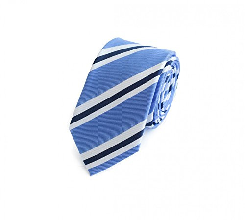 Fabio Farini Krawatte 6cm Breite Herren Schlips elegant gestreift