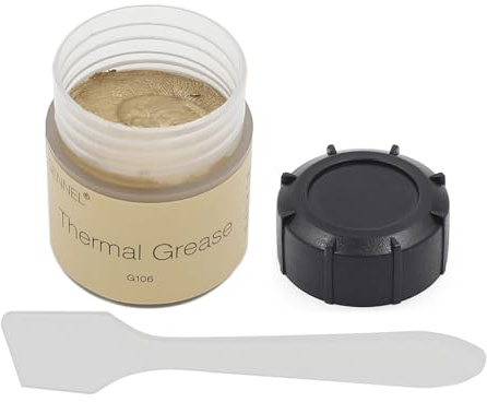 GENNEL G106 20g Gold Thermal Paste, Thermal Grease Compound, Heatsink Paste for CPU Coolers GPU Processor PS4 PS5 Ovens Chipset Cooling, High Performance