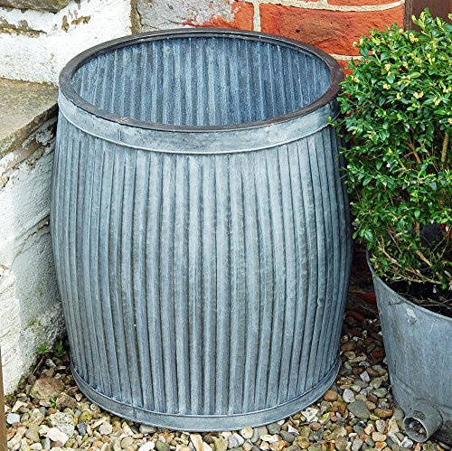 Bowley & Jackson Antique design galvanised dolly planter