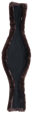Kentucky - Lammfell gurt cover Anatomisch braun 130 cm