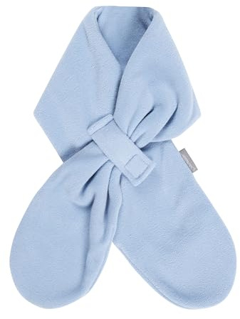 Sterntaler Schal aus Microfleece, gefüttert, mit Klettverschluss, zum Durchziehen - Jungen Accessoires für Babys und Kleinkinder - warm, bequem und praktisch - samtblau, Gr. 80cm