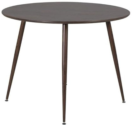 Paris Prix Table à Manger Ronde Plaza 100cm Noyer