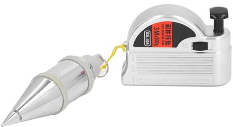 Haofy Filo a Piombo Magnetico Professionale, 15 Once, Strumento di Livello per Costruzione in Acciaio Legato con Testa Regolabile