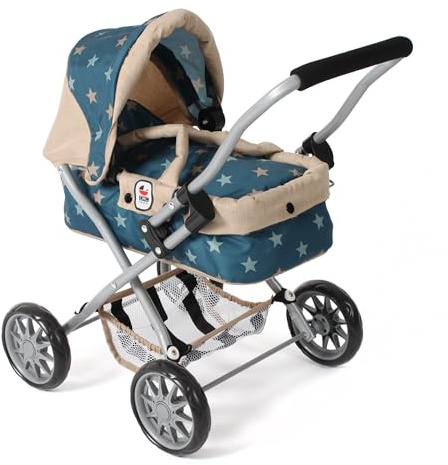 Bayer Chic 2000 Puppenwagen Smarty – Erster Puppenbuggy mit Tragetasche | Kompakter Mini-Puppenwagen für Kleinkinder ab 2 Jahren. Inklusive weicher Tragetasche, Verdeck und praktischem Gepäcknetz