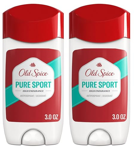 Old Spice High Endurance Anti-Perspirant Deodorant for Men, Pure Sport Scent, 3.0 oz Twin Pack