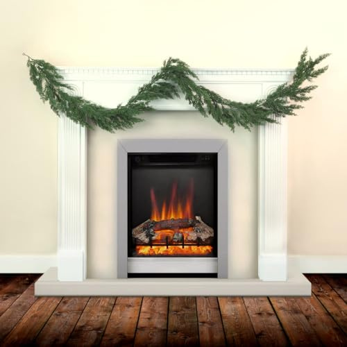 Artificial Cedar Garland - 180cm / 6ft - Christmas decoration for staircases, tables and mantelpieces