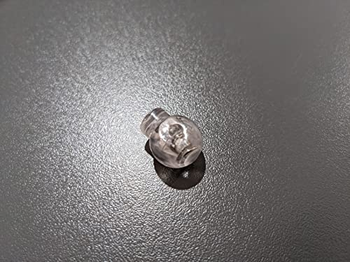 Roman Blind Clear Orb Safety Spring Toggles Cord Stopper Levelling Lock (Pack of 10)