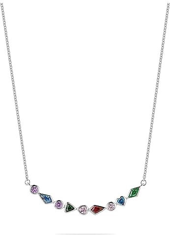 JETTE Damen-Kette 925er Silber 9 Zirkonia One Size 88768035