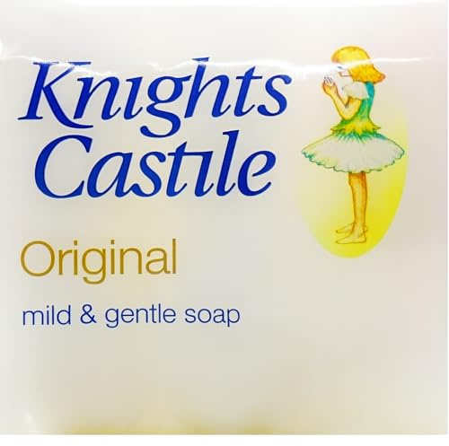 Knights Castile Soap Bars, 90g, 12 Pack | UK Made, Organic, Natural Soap, FabFinds Sanitizer