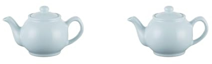 Price & Kensington 45 cl | 2 Cup Stoneware Teapot, Gloss Blue (Pack of 2)