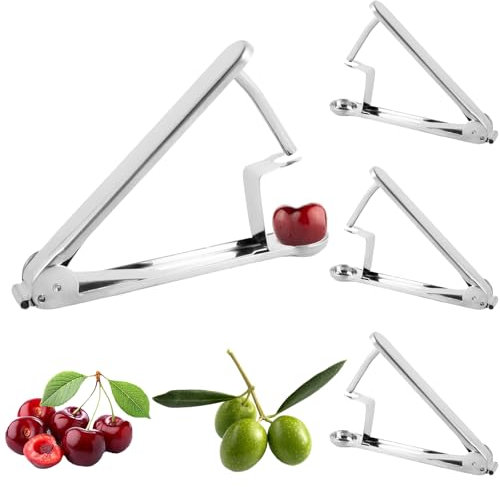 3 Stück Kirschentkerner Cherry Pitter Kirschentkerner Edelstahl Multi Cherry Pitter Kirschkernentferner Tragbar Cherry Corer Pitter Für Kirschen Datteln Litschis