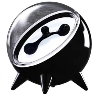 Sxhlseller Ferrofluid Lautsprecher – Ferrofluid Sound Visualizer mit Musikrhythmus, Tanzender Ferrofluid Lautsprecher Music Mate, Magnet Flüssigkeitslautsprecher, Desktop Dekoration, Coole