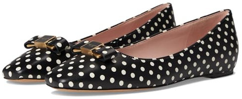 kate spade new york Women's Bowdie Sandal, Black/Cream, 2.5 UK