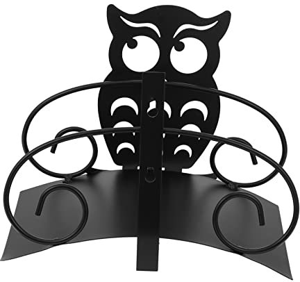 BESPORTBLE Hose Stand Hose Rack Storage Shelf Iron Rack Garden Owl Water Pipe Storage