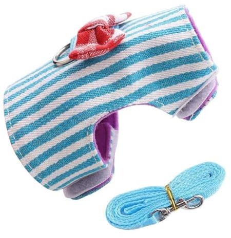 VICASKY Harnais pour Lapin Laisse De Traction pour Animaux Outil De Promenade Extérieur pour Petits Compagnons