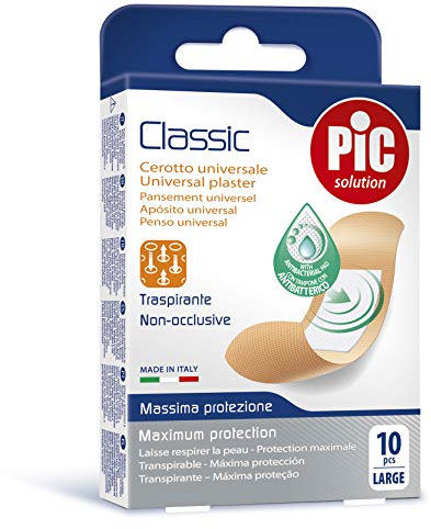 Pic Cerotto Classic, 25 x 72 mm, 10 gr, 1 pacco con 10 cerotti