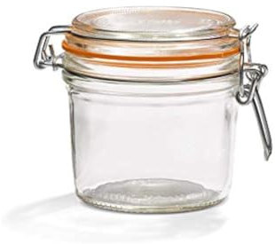 Le Parfait 3605 LPS terrina di Vetro, Trasparente, 85 cm, 350 ml, 12 Pezzi