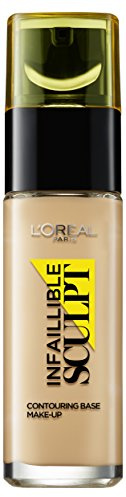 L'Oréal Paris Make Up Infaillible Sculpt, 03 Medium Dark - Contouring Base mit 24h Halt & optimaler Anpassung an den Hautton, 1er Pack (1 x 29 ml)