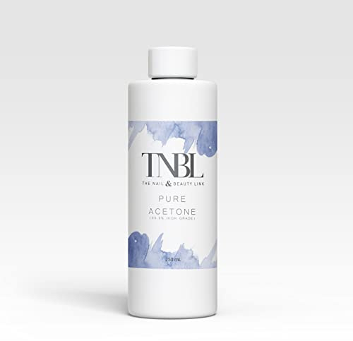TNBL 100% Pure Acetone Nail Polish Remover UV/LED GEL Soak Off (250ml)