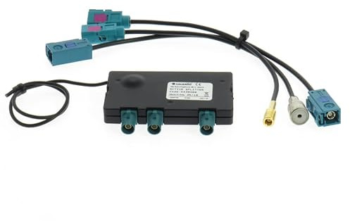 Dietz 41125 - Aktiver DAB/FM Antennensplitter - SMB (Buchse) / Fakra (Buchse) / ISO (Buchse)