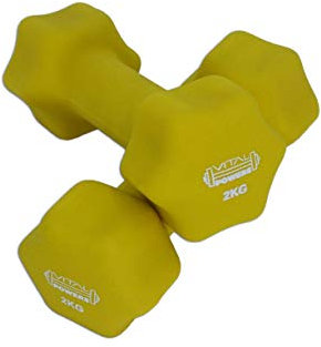Best Germany Kurzhanteln Vinyl Hantelset Gewichte Fitness Aerobic 2er Set 4 kg