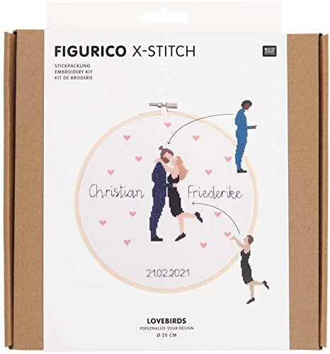 Stickpackung Figurico Lovebirds