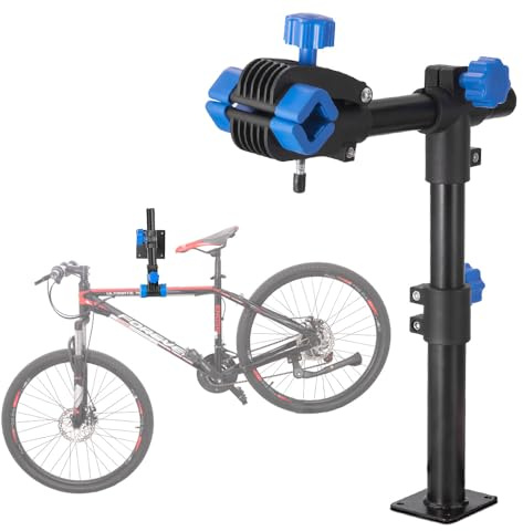 teraysun Fahrradreparaturständer Wand Werkbank Halterung Rack Workstand Bike Clamp Höhenverstellbar Home Fahrrad Wartung Rack Fahrrad Reparatur Rack für Straße Mountainbikes
