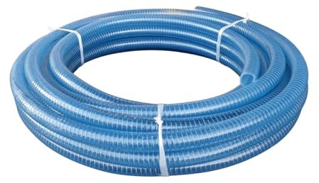 REKUBIK 38mm 1 1/2 (30m) Spiralschlauch Saug-/Druckschlauch Transparent