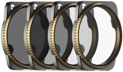 PolarPro - DJI Air 3 Vivid Collection (ND8/PL, ND16/PL, ND32/PL, ND64/PL) - Neutral Density Filter Set for DJI Air 3