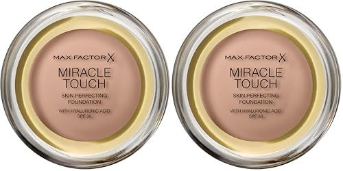 Max Factor Miracle Touch cream to liquid foundation, 11.5g (Pack of 2)