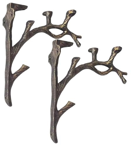 2 Stück Regalwinkel Kreative Klassik Metall 90 Grad Vintage Regalträger Dekorative Regalhalterung Regal Halterung Wand mit Schrauben für Lernräume Gärten Küchen