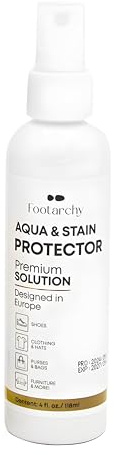 Spray Impermeabilizante para Textil y Calzado – Protector de Zapatillas y Botas – Antiagua y Antimanchas – Secado Rápido, Sin Marcas – Apto para Cuero, Lona y Ante (Gamuza), Mochilas y Fundas