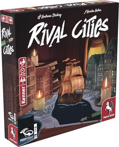 Pegasus Spiele Rival Cities (Deep Print Games), Braun