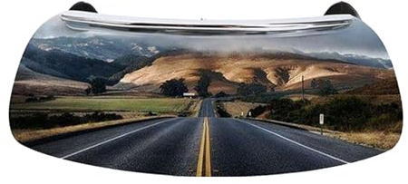 Specchietti per Moto per Manubrio | Specchietti Basso Profilo | Regolabile Ad Alta Definizione Visuale 180 Gradi per Motocicli da Corsa Cruiser Scooter Avventura