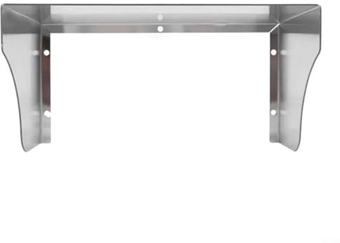 Lastdaytime Cubierta de timbre de acero inoxidable, impermeable, protección contra la lluvia, protector de enchufe para interruptor exterior (245 mm)