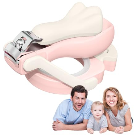 Tagliaunghie bambino - Forbici per unghie | Pinza portatile pieghevole con lente d'ingrandimento e luce LED per età